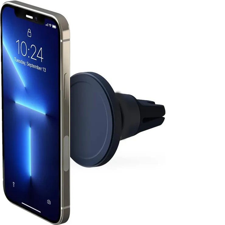 thumbnail image 2 of Universal Magnetic Car Phone Holder - Air Vent Mount For Mobile, GPS - Black 2 of 6