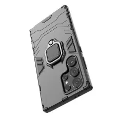 Case For Samsung S24 Ultra Square Ring Case shockproof stand cover