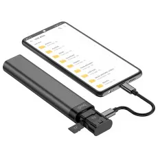 Budi 9 in 1 Multifunctional Cable Stick 65W Fast Charging Support TF SIM Card Data Sync