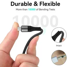 2.0A Fast Charging & Data Transferring Cable Type C/Micro/iPhone