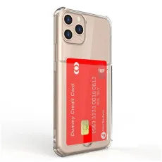 iPhone 11 pro max card case clear