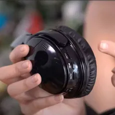 Shop Best Foldable Wireless Bluetooth Headset Noise Cancelling Over-Ear Earphone for Smart Phone UK