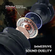 Best Gaming Headset with Microphone High-Quality Wired Headphones for PC & Laptop UK