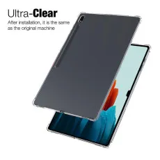 Samsung Galaxy Tab S7 FE TPU UK 12.4 inch 2021, SM-T730/T33 Crystal Clear TPU Skin Bumper Back Cover