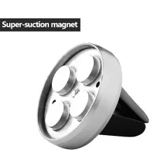 Universal Car Magnetic Mobile Phone Holder Air Vent Mount Bracket Fan Stand For Smartphones