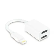 2-In-1 Dual 8-Pin iPhone Adapter