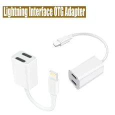 Best 2-in-1 Dual 8-Pin iPhone Adapter Audio & Charging Hub Compatible With iPhone/iPad