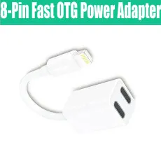 Best 2-in-1 Dual 8-Pin iPhone Adapter Audio & Charging Hub Compatible With iPhone/iPad