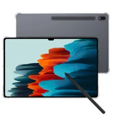 Samsung Galaxy Tab S7 FE TPU UK 12.4 inch 2021, SM-T730/T33 Crystal Clear TPU Skin Bumper Back Cover