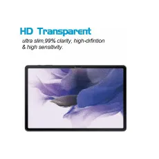 Samsung Galaxy Tab S7 FE Screen Protector UK 2021, 12.4 inches Tempered Glass SM-T730/T733 Compatible,9H Hardness Crystal Clear (2-Pack)