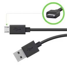 2M Micro USB Mobile Phone Charging Cable Charge Fast Your Samsung, Huawei, Xiamen Devices UK