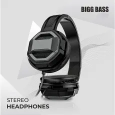 Bass Boosted Stereo Wire Extender Headphones With Noise Canceling Mic For HD Clear Sound