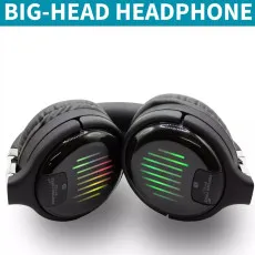 Best Wireless Headphones Mic & LED Light Noise Cancelling Voice Call Headset UK