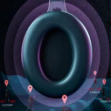 Best Wireless Headphones Mic & LED Light Noise Cancelling Voice Call Headset UK