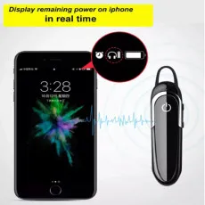 Wireless Bluetooth Earpiece Headset with Mic Hands Free Calling for iPhone & Samsung UK