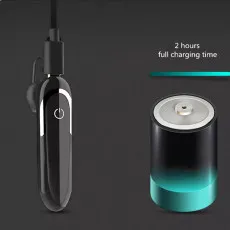 Wireless Bluetooth Earpiece Headset with Mic Hands Free Calling for iPhone & Samsung UK