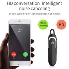 Wireless Bluetooth Earpiece Headset with Mic Hands Free Calling for iPhone & Samsung UK