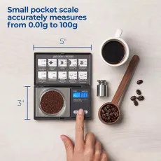 Postal Pocket 0.01G-200G Digital Electric Scale Small Kitchen Weighing device for Gold, Jewelry, Food Mini LCD Light | UK