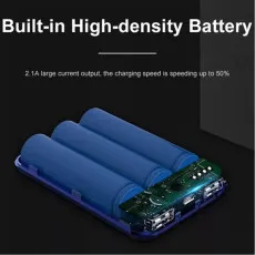 Portable 10000mAh Power Bank Slim, Powerful & Charges 2 Devices | UK