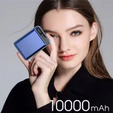 Portable 10000mAh Power Bank Slim, Powerful & Charges 2 Devices | UK