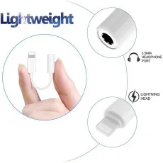 iPhone Aux Cable UK Connector 3.5mm AUX Adapter Cable Headphone Jack Audio Earphone