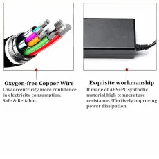 Durable Cable of 45W USB-C Laptop Charger