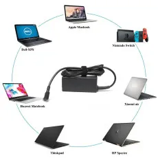 45W USB-C Laptop Charger Extensive compatibility