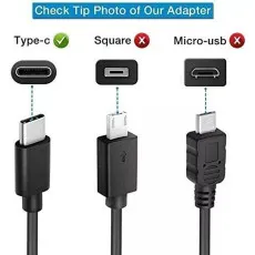 Optimized for Type C devices, the 45W USB-C Laptop Charger delivers reliable power