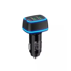 Fast Car Charger with 3 USB Ports - Cigarette Lighter Adapter for iPhone, Samsung & More | UK