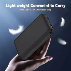 3-USB 5000mAh Power Bank – Portable, Fast Charging with Type-C for Devices