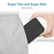 10000mAh Power Bank Fast Charger 4-Ports USB Portable Charger Power Bank-Black