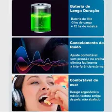 2 in 1 Round Headphone