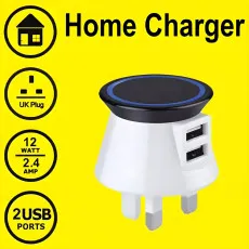 Dual USB Wall Charger UK