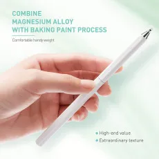 Touch Screen Pen UK Stylus Universal High Sensitive & Precision Capacitive Disc Tip (White)