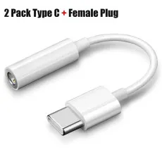 Universal USB C to 3.5mm Aux Converter for Samsung & iPad Audio Devices