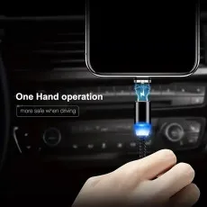 3A Fast Charging Cable - Braided, USB Lead for Huawei, Samsung