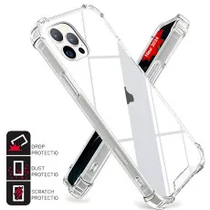 For iPhone 16 Pro Bumper Clear King Kong Case Heavy Duty Cover