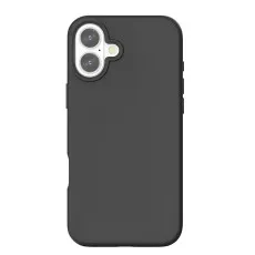 Soft Slim Shockproof TPU Black Case For iPhone 16 Plus