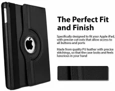 iPad Pro 2022 Case 6th Generation 360 Degree Rotating Slim PU Leather Protective Smart Cover Case