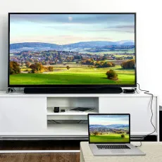 High-Speed 1.8M DisplayPort to HDMI Cable - 4K Full HD, Gold-Plated