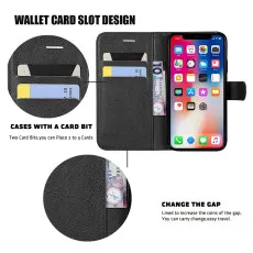 Magnetic Flip Wallet Book Case For iPhone 16 Pro