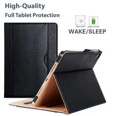 iPad Pro 2022 Leather Case iPad Pro 6th Generation Soft Genuine Leather Cover A2764, A2437, A2766