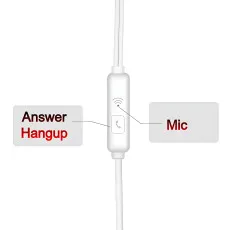 Built IN Mic Wired Earphones