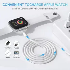 iWatch Magnetic Charging Cable Super Fast USB Charger for All Smart Watches