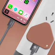 1.0A Fast Triangle Charger Adapter With USB A Port For iPhone Samsung Nokia