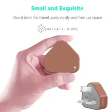 1.0A Fast Triangle Charger Adapter With USB A Port For iPhone Samsung Nokia