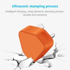 1AMP Fast Speed Universal USB Wall Plug USB Charger Adapter (Orange)