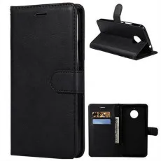 Motorola Moto E4 Plus (USA) (2017) Leather Wallet Case