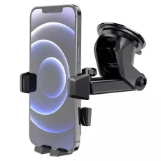 Universal Car Phone Holder with 360° Rotation Adjustable Telescopic In Car Dashboard Phone Mount
