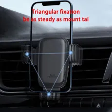 Universal 360 Rotate Wireless Charging Car Mount: Automatic Clamping Dashboard, Windshield, and Air Vent Holder